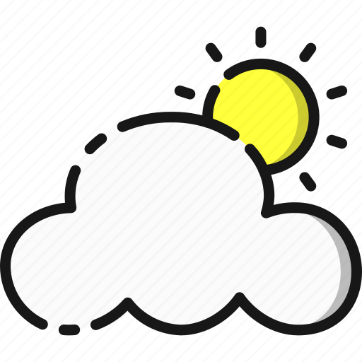 Beach, clouds, summer, sun, travel, vacation, weather icon - Download on Iconfinder