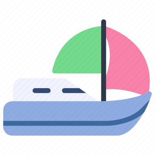 Boat, sailboat, sailing, watercraft icon - Download on Iconfinder