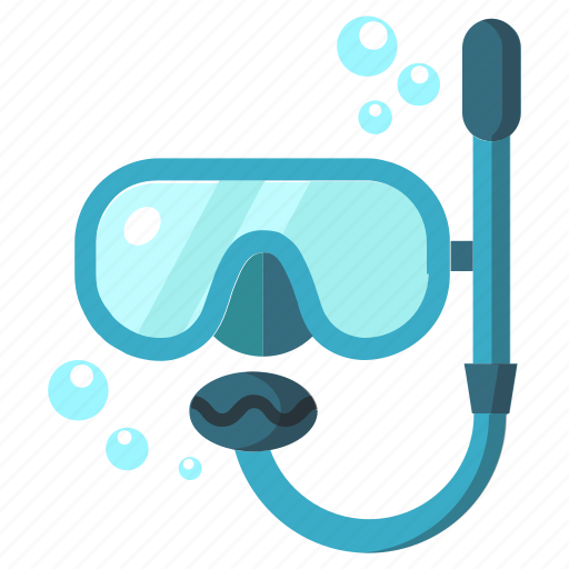 Air bubble, dive, glass, mask, ocean, swim, water icon - Download on Iconfinder