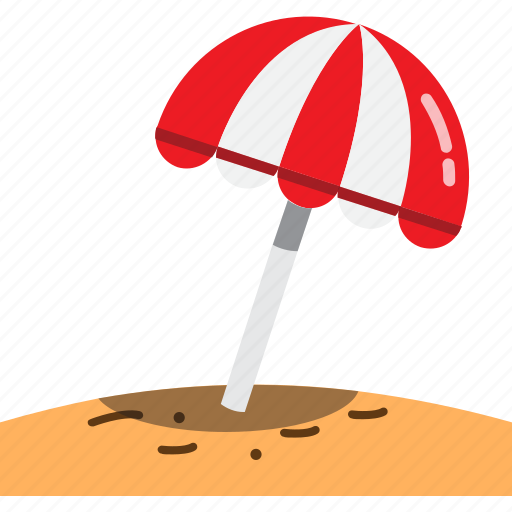 Beach, holiday, hot, sand, summer, sunshine, umbrella icon - Download on Iconfinder