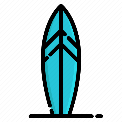 Beach, board, holiday, summer, surfing, travel, vehicle icon - Download on Iconfinder