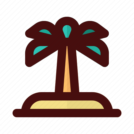Beach, tropical, holiday, vacation, season icon - Download on Iconfinder