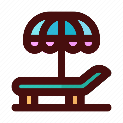 Beach, chair, tropical, holiday, vacation, season icon - Download on Iconfinder