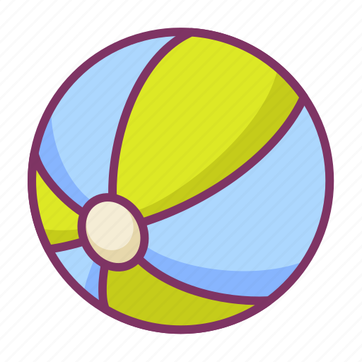 Ball, beach, playing, fun icon - Download on Iconfinder