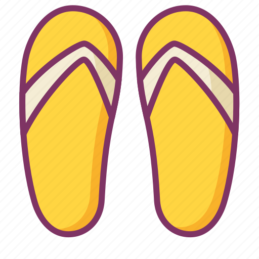 Slippers, sandal, shoe, beach icon - Download on Iconfinder
