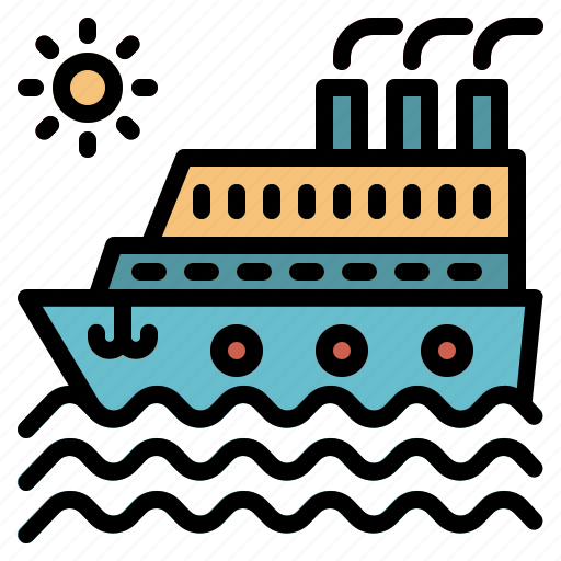 Summer, cruise, boat, ferry, ship icon - Download on Iconfinder