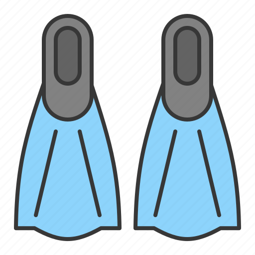 Dive, fins, vacation, swim icon - Download on Iconfinder