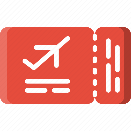 Holiday, plane, summer, ticket, vacation icon - Download on Iconfinder
