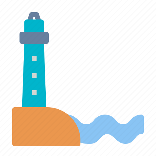Beach, holiday, lighthouse, outdoor, summer, vacation icon - Download on Iconfinder