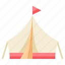 camp, summer, tent, camping 