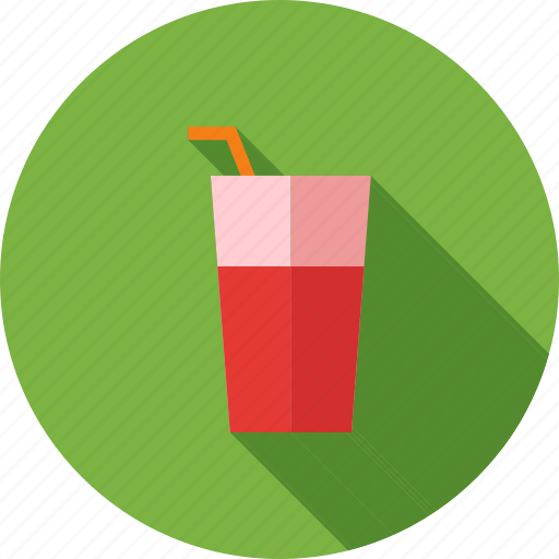 Cold drink, drink, glass, liquid, soft drink, straw, water icon - Download on Iconfinder