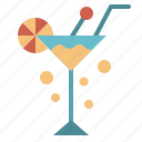 summer, cocktail, softdrink, drink, martini
