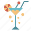 summer, cocktail, softdrink, drink, martini 