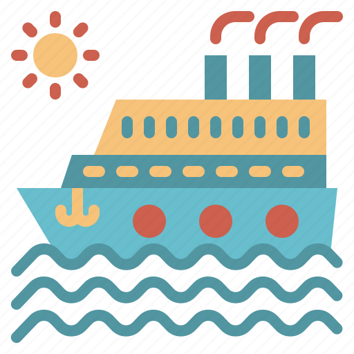 Summer, cruise, boat, ferry, ship icon - Download on Iconfinder