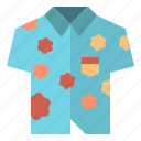 summer, hawaiianshirt, hawaiin, shirt, cloth