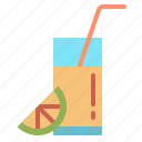 summer, juice, glass, drink, cup