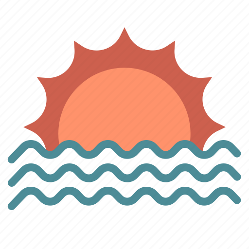 Summer, sunset, sunrise, sun icon - Download on Iconfinder