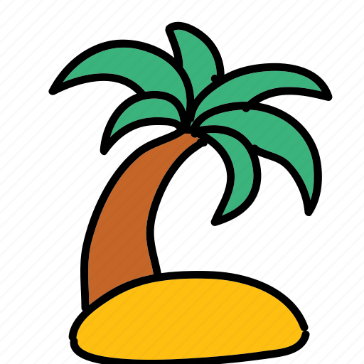 Island, palm, summer, tree icon - Download on Iconfinder
