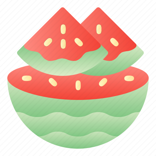 Cucumber, slice, summer, beach, fruit, fresh, vacation icon - Download on Iconfinder