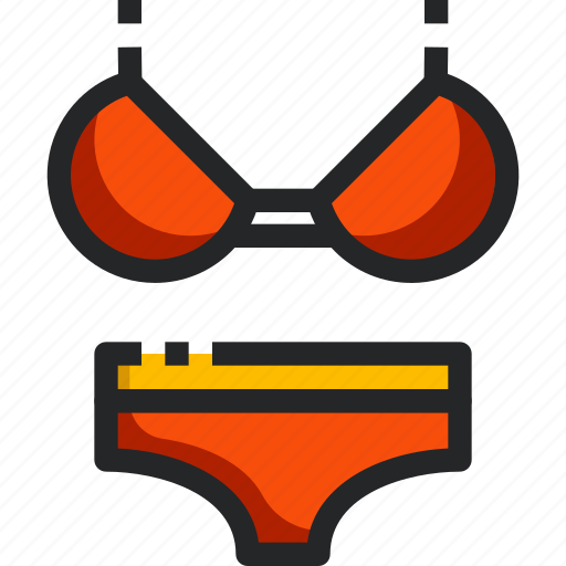 Bikini, beach, summertime, clothing, fashion, women icon - Download on Iconfinder