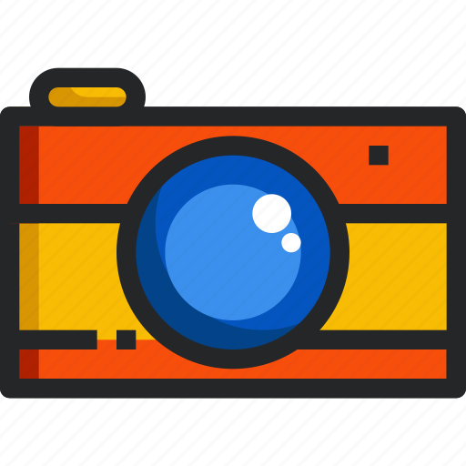 Camera, travel, photo, digital, summertime, holidays, image icon - Download on Iconfinder