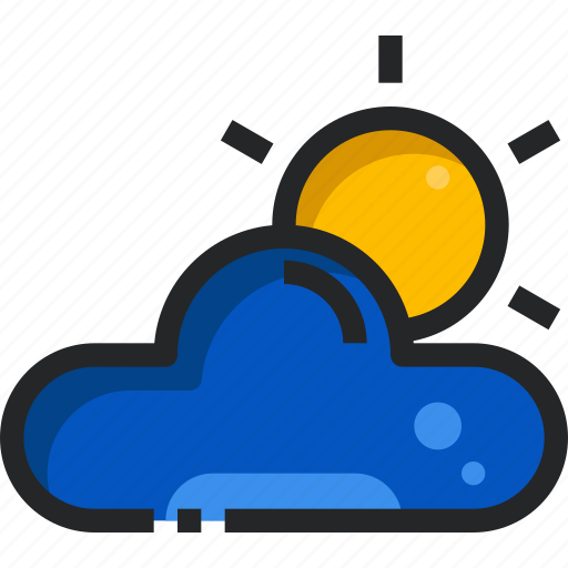 Weather, sun, cloud, sky, sunny, meteorology, cloudy icon - Download on Iconfinder