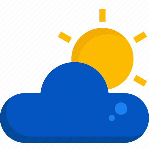 Weather, sun, cloud, sky, sunny, meteorology, cloudy icon - Download on Iconfinder