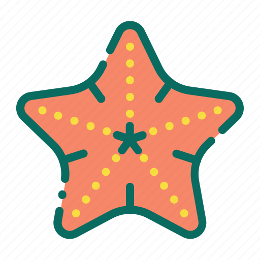 Animal, beach, holiday, sea, starfish, summer, vacation icon - Download on Iconfinder