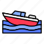 boat, holiday, motor boat, summer, vehicle, watercraft 