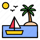 boat, holiday, sailing, summer, travel