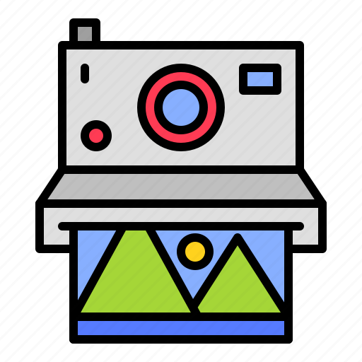 Camera, film, holiday, instant camera, picture, summer icon - Download on Iconfinder