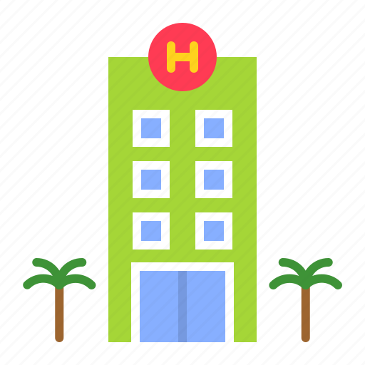 Accommodation, building, holiday, hotel, lodging, summer icon - Download on Iconfinder