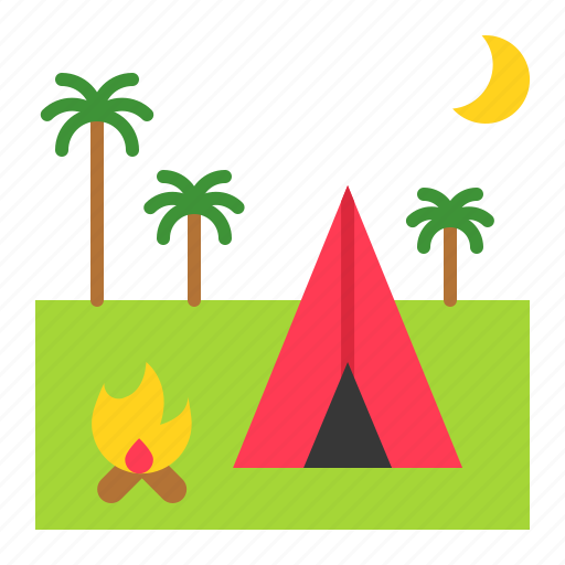 Camp, camping, holiday, summer, tent icon - Download on Iconfinder