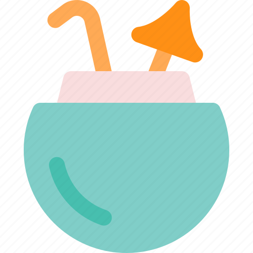 Coconut, water, drink, tropical, beverage icon - Download on Iconfinder