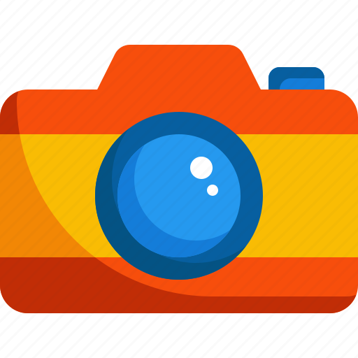 Camera, travel, photo, digital, summertime, holidays, image icon - Download on Iconfinder