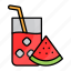 juice, watermelon, drink, holiday, summer, summertime, fruit 