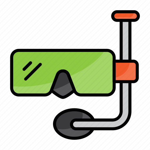 Snorkel, sea, goggle, summertime, holidays, sport, diving icon - Download on Iconfinder