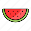 watermelon, melon, summer, cool, fruit, summertime, food 