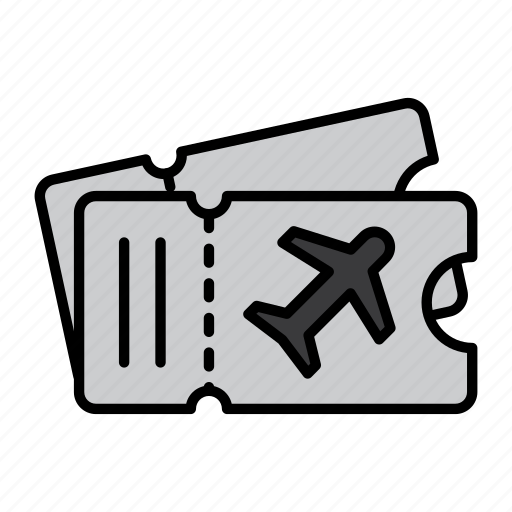 Tickets, travelling, airplane, coupon, aeroplane, aircraft, discount icon - Download on Iconfinder