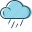 cloud, holiday, rain icon, summer, summer icon, travel, weather icon 