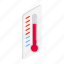 heat, hot, instrument, isometric, summer, temperature, thermometer 
