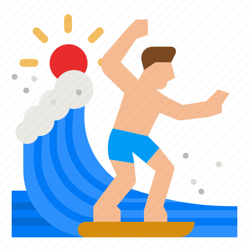 Surfer, man, sportsman, surfing, sport icon - Download on Iconfinder