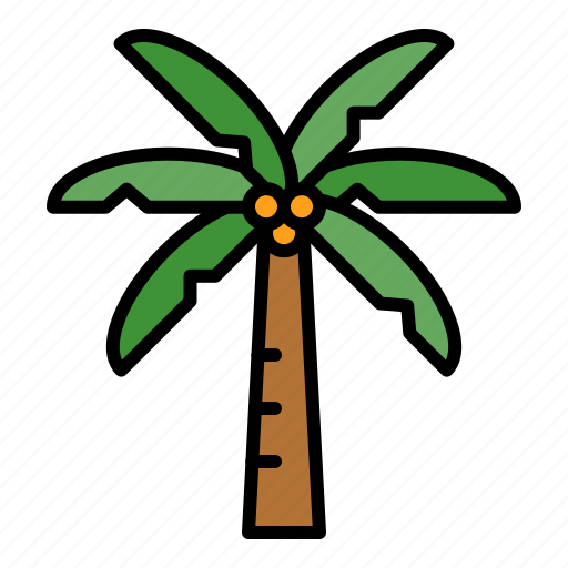 Coconut, palm, party, plant, summer, tree icon - Download on Iconfinder