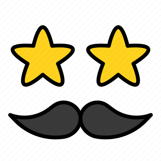 Beard, disguise, mask, party, star, summer icon - Download on Iconfinder