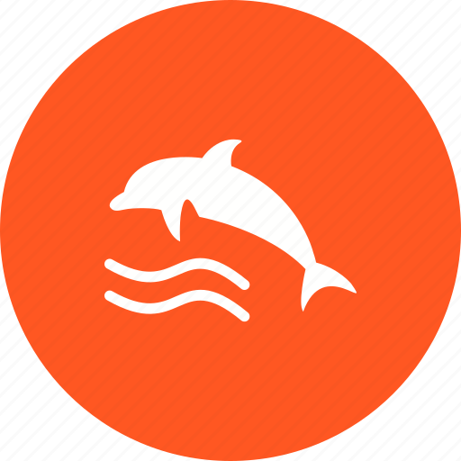 Dolphin, fish, marine, ocean, swim, water, whale icon - Download on Iconfinder