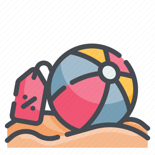 Beach, ball, soccer, sport, sale icon - Download on Iconfinder