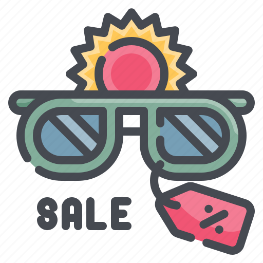 Sunglass, glasses, sale, discount, accessory icon - Download on Iconfinder