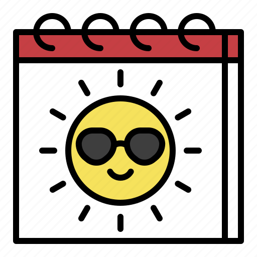 Calendar, sale, summer, sunny, vacation icon - Download on Iconfinder