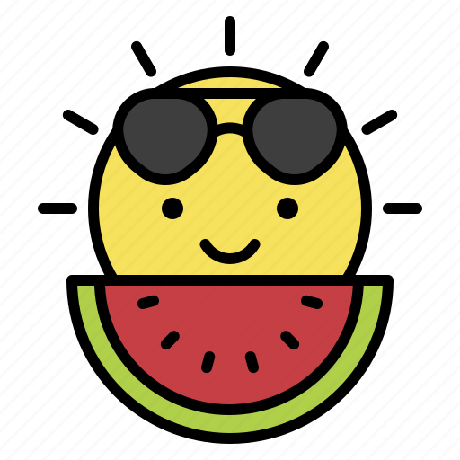Sale, summer, sun, sunglasses, vacation, watermelon icon - Download on Iconfinder