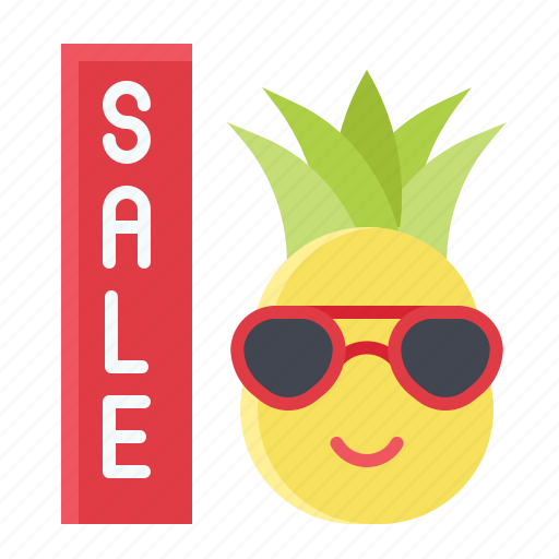 Food, fruit, pineapple, sale, summer icon - Download on Iconfinder